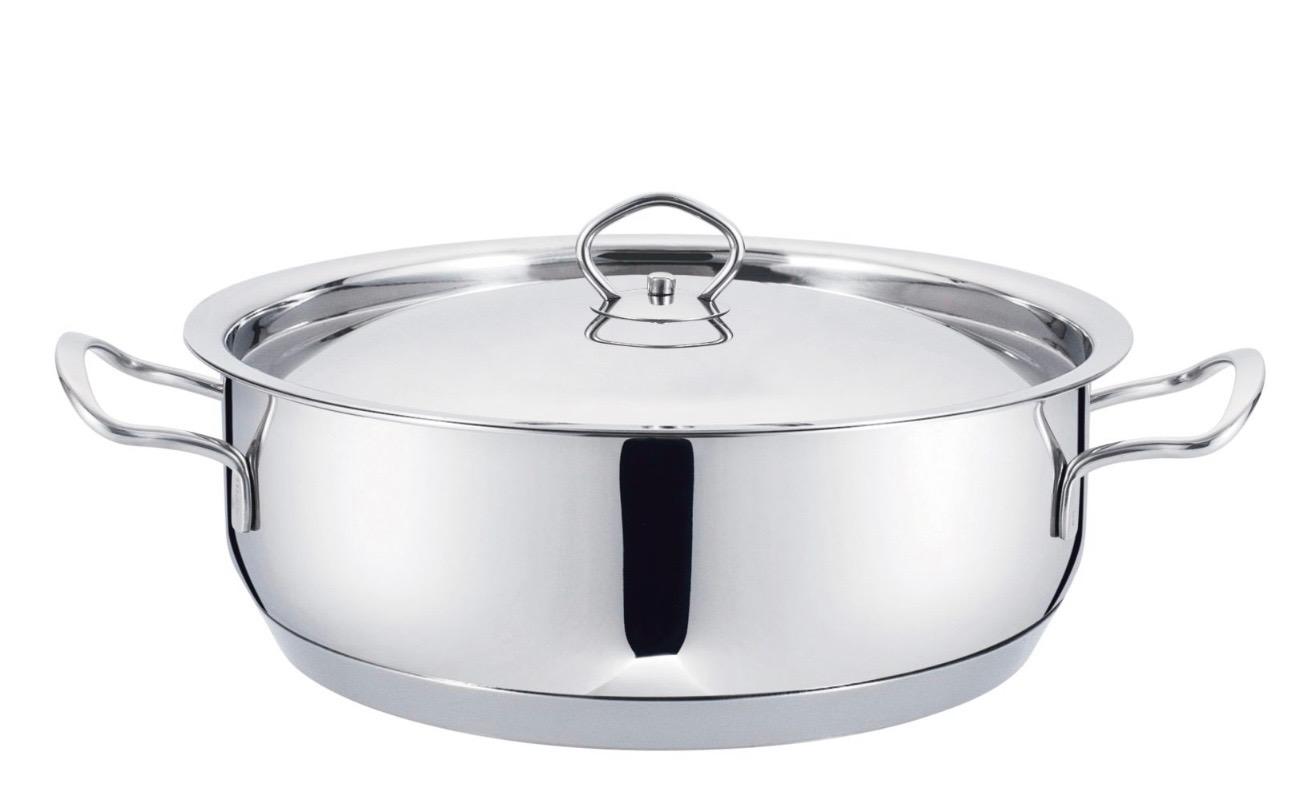 Inox lonac s poklopcem za učinkovito kuhanje